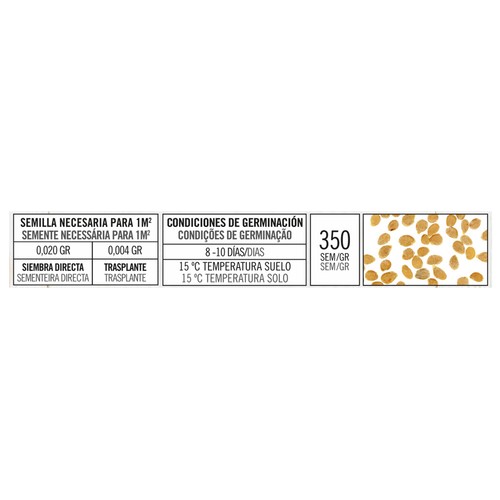 Sobre de semillas para sembrar tomates de la variedad Tres cantos PRODUCTO ALCAMPO.