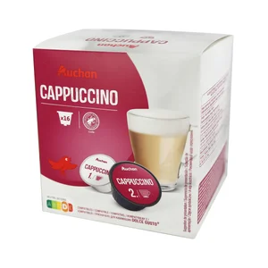 PRODUCTO ALCAMPO Café en cápsulas Capuccino 16 uds.