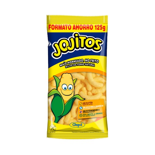 JOJITOS Aperitivo infantil de maíz horneado 125 g.