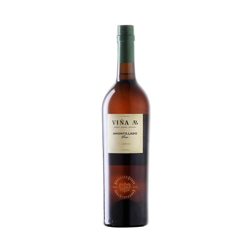 VIÑA AB  Vino amontillado con D.O. Jerez VIÑA AB botella de 75 cl.