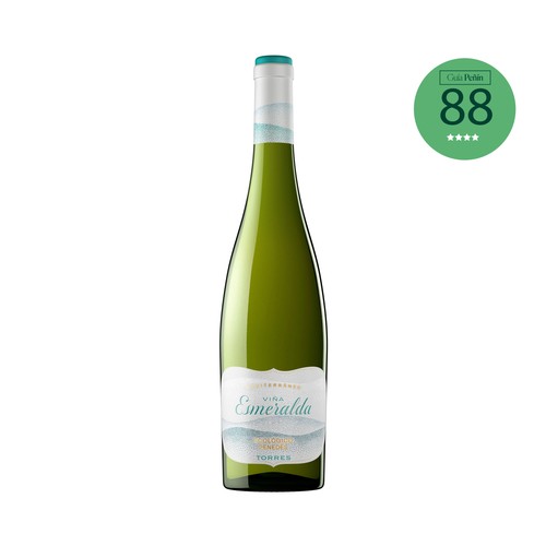 Vino blanco con denominación de origen Catalunya VIÑA ESMERALDA botella de 75 cl.