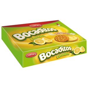 Galletas rellenas de limón 450 g.