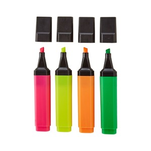 Imagen de 4 Marcadores Fluor 4 Colores Surtidos ALCAMPO