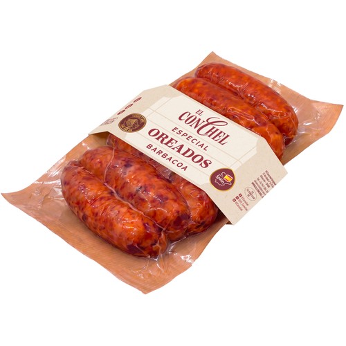 EL CONCHEL  Chorizos oreados envasados al vacío Especial Barbacoa 300 g.