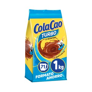 Imagen de COLACAO TURBO Cacao en polvo instantáneo, formato ahorro 1 kg.