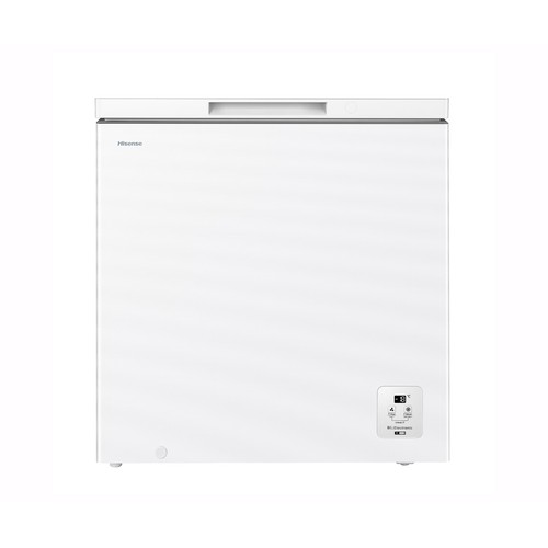 Arcón congelador horizontal HISENSE FT200N1AWDL, color blanco, clasificación energética: D, H: 85,8cm, A: 78,7cm, F: 55,9cm, capacidad total: 198L.