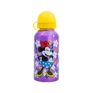 Botella aluminio pequeña 400ml, Minnie Sunshine. STOR