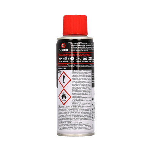 Spray de 200 mililitros de aceite multiusos con canula aplicadora 3 EN 1.