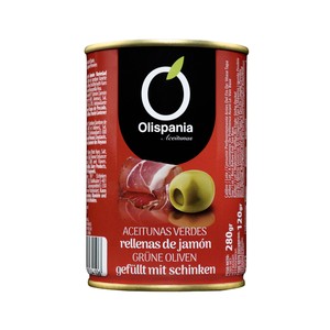 Aceituna rellena de jamón lata de 120g