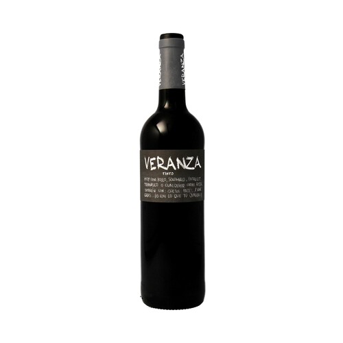 VERANZA  Vino tinto con IGP Vinos de la Tierra de Aragón VERANZA botella de 75 cl.