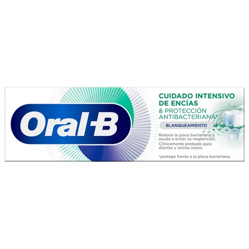 ORAL-B Pasta de dientes blanqueante que cuida de nuestras encías ORAL-B Cuidado intensivo de encías 75 ml.