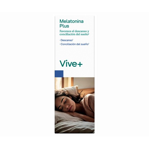 VIVE+ SALUD Y VIDA Melatoninaplus con pasiflora VIVIE + SALUD Y BELLEZA 30 càp. de 540 mg.