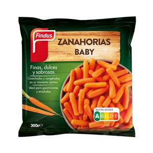 Imagen de FINDUS Zanahoria baby ultracongeladas FINDUS 300 g.