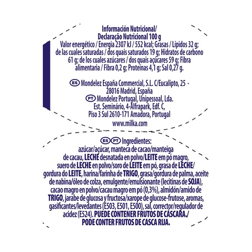MILKA Conejo de pascua de chocolate blanco con OREO 100 g.