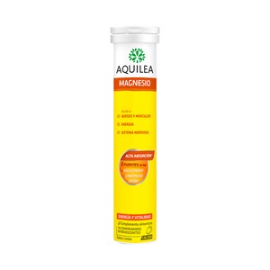 Energia y vitalidad Complemento alimenticio a base de magnesio efervescente con sabor a limón 14 uds.