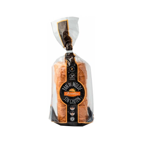 PANCELIAC Pan de molde congelado sin gluten, ni huevo ni proteina de leche 400 g.