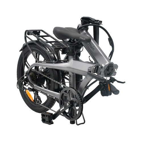 Bicicleta eléctrica plegable YOUIN Praga, 250W, ruedas 20"", autonomía 60Km..