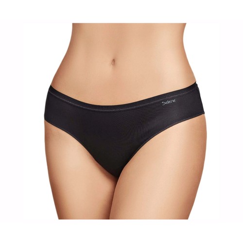 Pack 2 bragas bikinis SELENE, talla XL, color negro