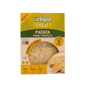 Patatas para tortilla UDAPA FÁCIL 450 g.