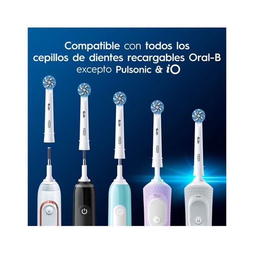 ORAL-B Pro sensitive clean Cabezal de recambio para cepillo de dientes eléctrico 4 uds.