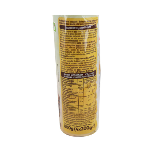 PRODUCTO ALCAMPO Galletas María integral PRODUCTO ALCAMPO 800 g.