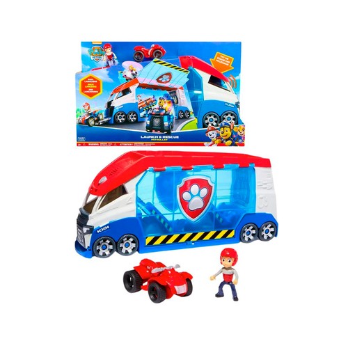 Camión juguete de rescate Patrulla Canina, con luces, sonidos y accesorios.