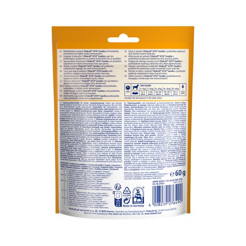 VITAKRAFT Snack de perro vitagoodies inmunidad 60gr