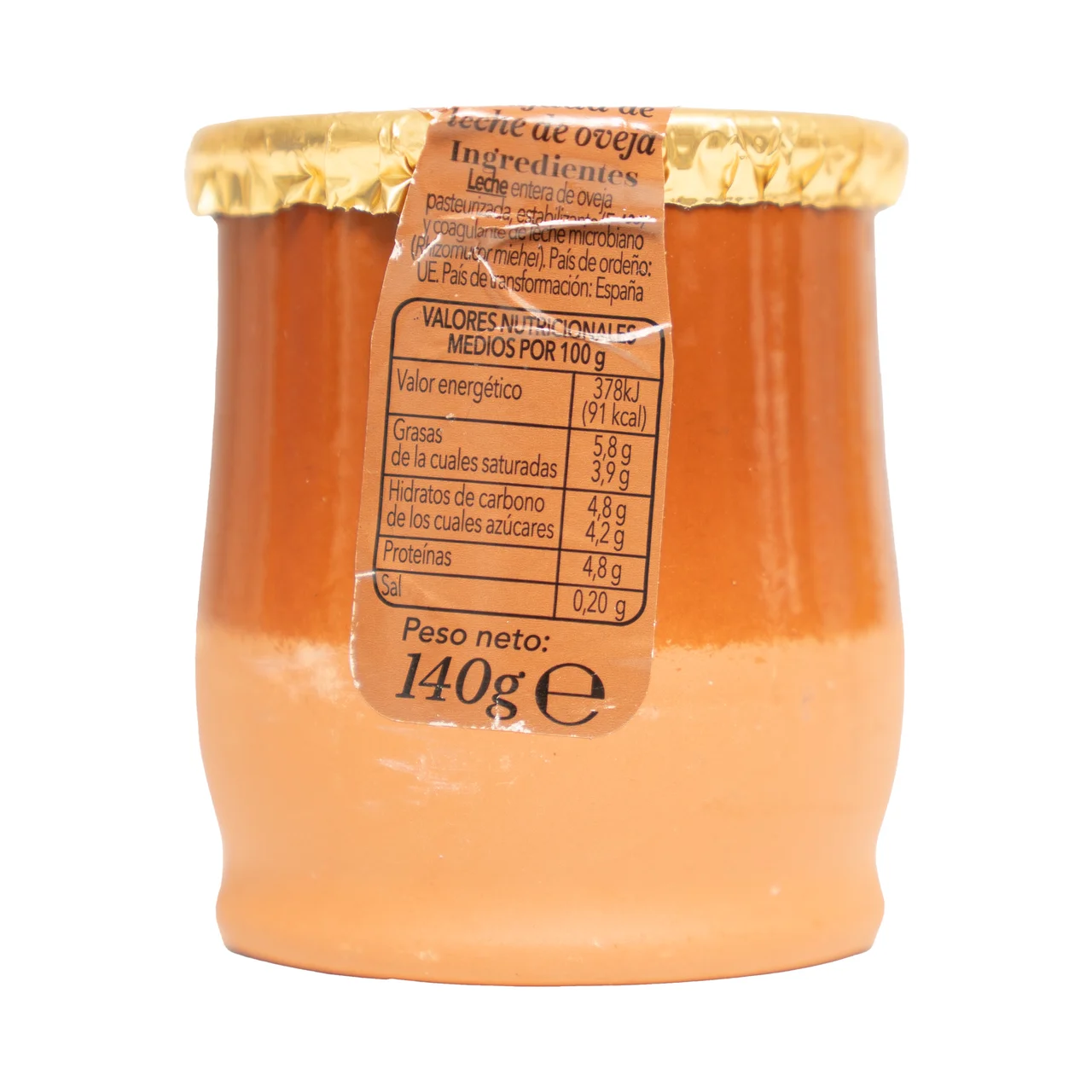 PRODUCTO ALCAMPO Collection Cuajada de leche de oveja 140 g.