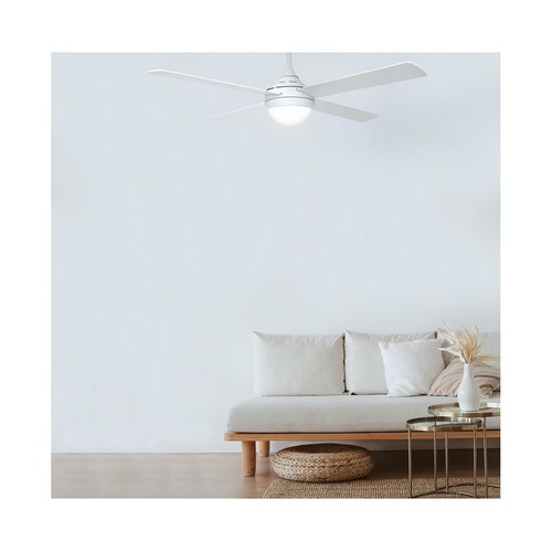 Ventilador de techo SULION Wipa plano, diámetro 122cm, motor DC, 4 palas reversibles.