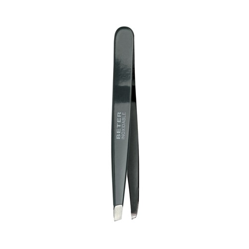 BETER Pinza de depilar de 9,3 cm y punta oblicua BETER.