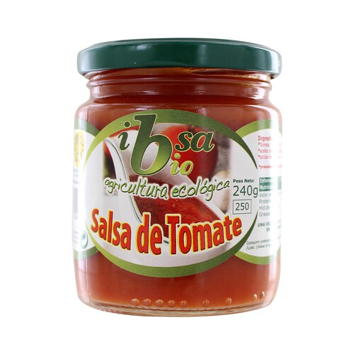 HUERTA BERCIANA Salsa casera de tomate ecológico 240 g.