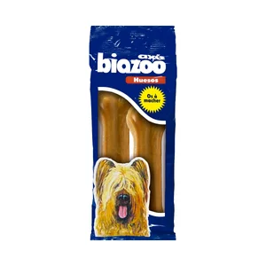 BIOZOO MASCOTAS Hueso prensado de cuero BIOZOO 17cm.