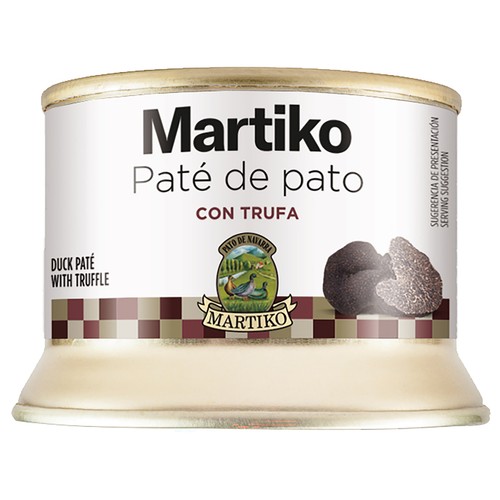 MARTIKO Paté de pato con trufa 130 g.