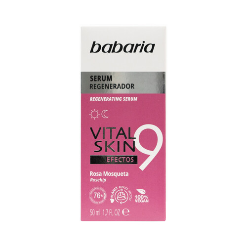 BABARIA Serum regenerador con rosa mossqueta BABARIA Vital skin 50 ml.