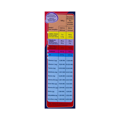 RIK & ROK Cereales con miel 375 g.
