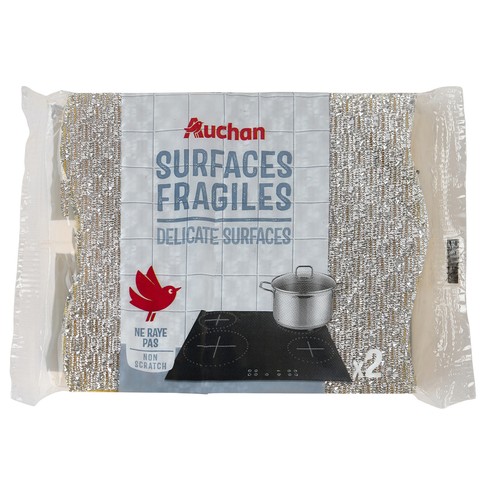 PRODUCTO ALCAMPO Estropajo que no raya especial superficies delicadas 2 uds