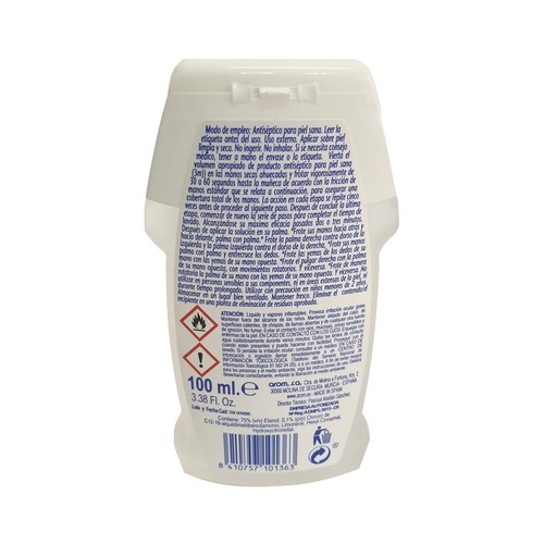 S´NONAS Gel hidroalcohólico antiséptico 100 ml.