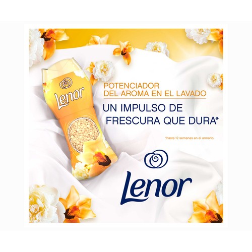 LENOR Perlas orquídea dorada 195 gr. 16 ds