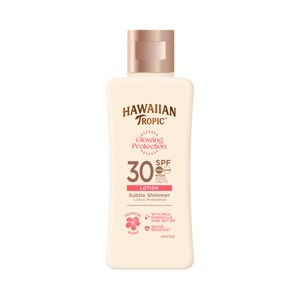HAWAIIAN TROPIC Glowing protection Protector solar con FPS 30 (alto) y brillo sutil 75 ml.