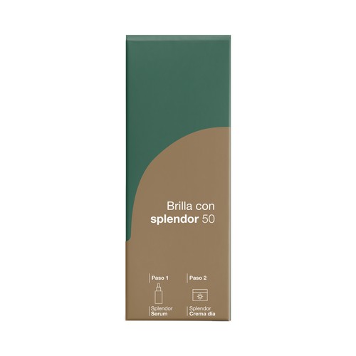 BELLA AURORA Splendor 50 Sérum iluminador antioxidante (30ml) + crema de día anti-edad (30 ml). 