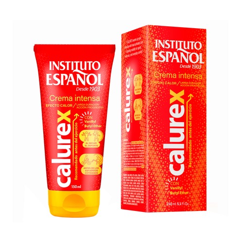 INSTITUTO ESPAÑOL Calurex Crema corporal efecto calor intenso de larga duración 150 ml.