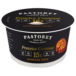 Imagen de PASTORET Yogur proteico cremoso de tatín de manzana 170 g.
