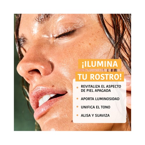 IROHA NATURE Mascarilla facial efecto peeling con papaya y ácidos frutales.