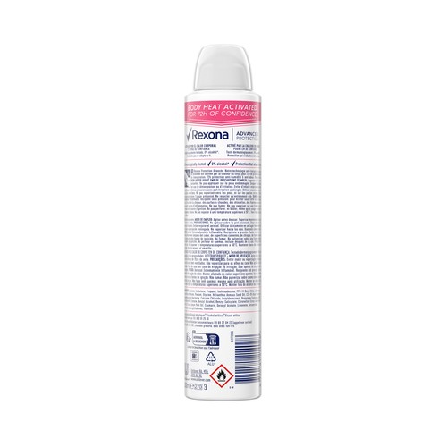 REXONA Advanced protection bright bouquet Desodorante en spray para mujer antitranspirante hasta 72 horas 200 ml.