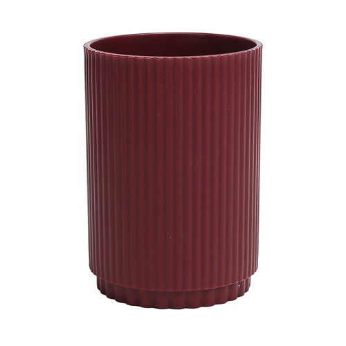 Vaso de plástico, portacepillos colección Mochaccino. ACTUEL