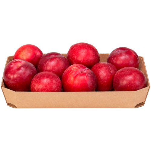 Ciruelas rojas de calidad extra, bandeja 500 g.