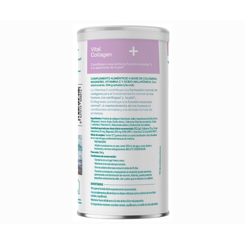 VIVE+ Proteína de colágeno en lata 244 gr.