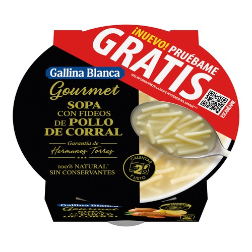 Sopa de pollo 300 g.