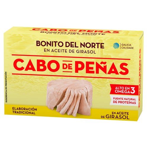 CABO DE PEÑAS Bonito del norte aceite de girasol 72 g.