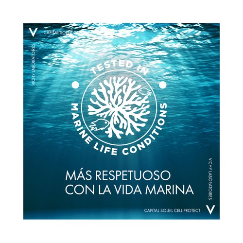 VICHY Protector solar en spray, resistente al agua y con FPS 50+ (muy alta) VICHY Capital soleil 200 ml.